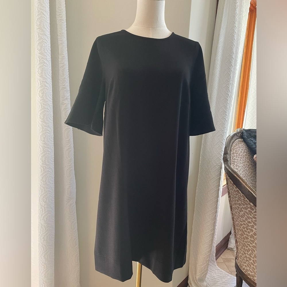 Madewell Flutter Sleeve Mini Dress LBD Small EUC - Picture 5 of 9